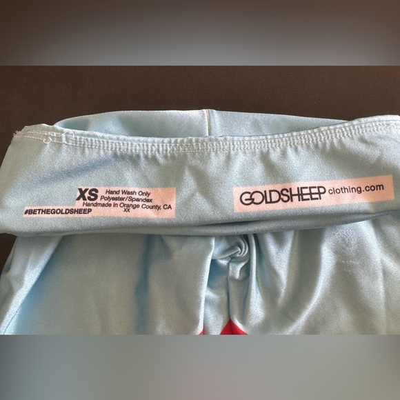 Gold sheep leggings XS - Picture 2 of 2